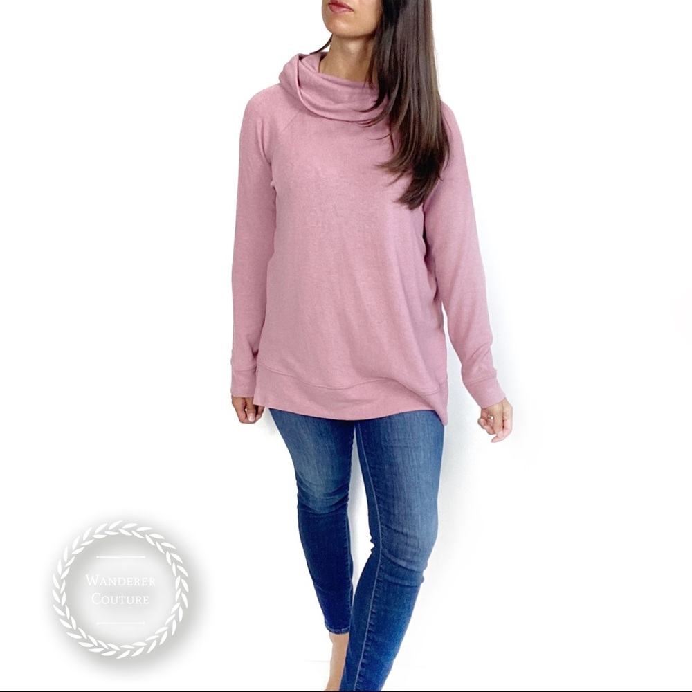 CUPCAKES & CASHMERE Cowl Neck Slouchy Sweater